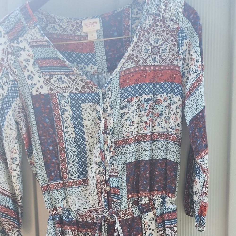 Mossimo Supply Co  Women's Multicolor Rompers - Picture 8 of 9